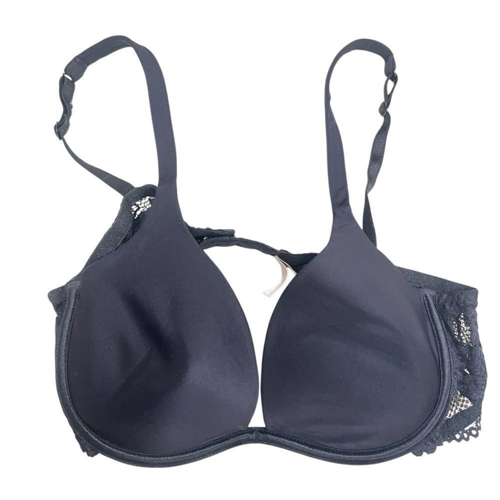 Victoria's Secret Black Lace Bra No padding women's Size 36B